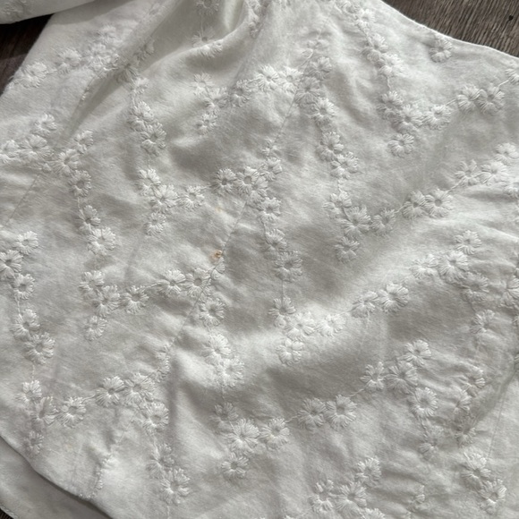 Merritt Charles Romeo Blouse - White Floral Embroidery S - Picture 8 of 8